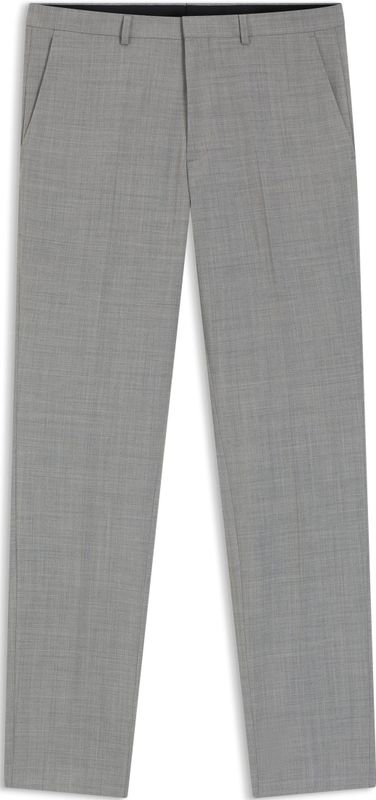 HUGO - HESTEN - Slim Fit Pantalon - Gemêleerd - Wolmix