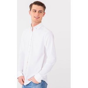 Men's Shirt | Wit - Travelstof van Je m'appelle