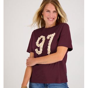 Tee Flower | Burgundy
