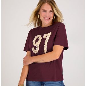 Tee Flower | Burgundy