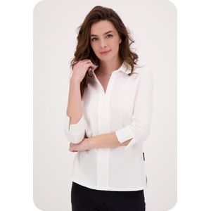 Top Collar | Wit - Travelstof van Je m'appelle