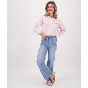 Pant Flare Superstretch Denim | Light Denim