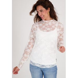 Top Lace | Porselein wit