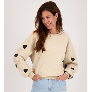 Sweater Hearts | Beige