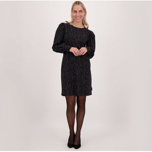 Robe Gigi | Black/Dark Greige - Travelstof van Je m'appelle