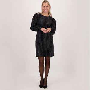 Robe Gigi | Black/Dark Greige - Travelstof van Je m'appelle