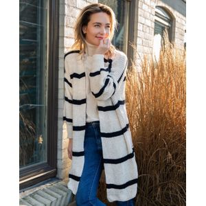 Vest Robine | Naturelle/Zwart