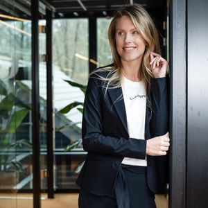 Blazer Regular | Donkerblauw - Travelstof van Je m'appelle