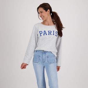 Sweater Paris | Medium Grey Melange