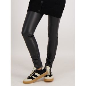 Legging Faux Leather | Zwart