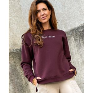 Sweater New York | Dark Burgundy