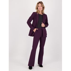 Pant Marie Premium | Perfect Purple - Travelstof van Je m'appelle
