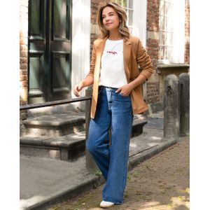 Pant Wide Leg Straight Denim | Dark Denim