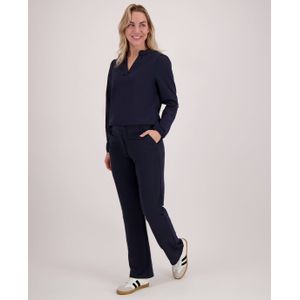 Pant Jasmin ++ | Donkerblauw - Travelstof van Je m'appelle