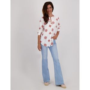 Pant Flare Stretch Denim | Light Blue Denim