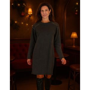 Sweatdress Pinn | Charcoal Black