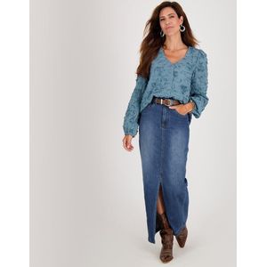 Skirt Denim Stretch | Medium Denim Blue