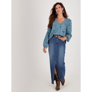 Skirt Denim Stretch | Medium Denim Blue