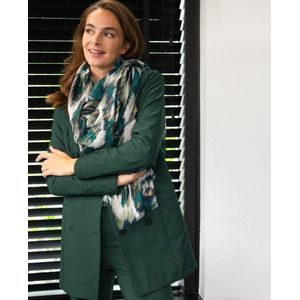 Blazer Double-Breasted | Bottle Green - Travelstof van Je m'appelle