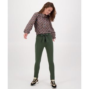 Pant Fancy +++ | Autumn Green - Travelstof van Je m'appelle
