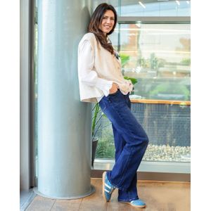 Pant Straight Superstretch Denim | Dark Denim