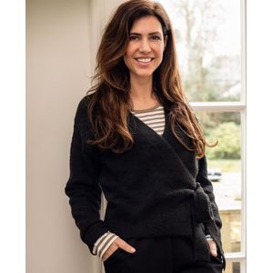 Cardigan Wrapped | Zwart