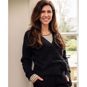 Cardigan Wrapped | Zwart