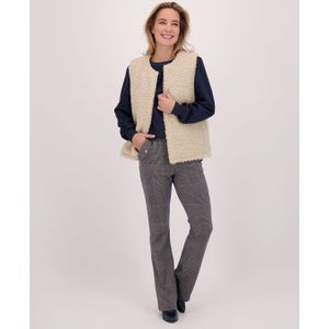 Pant Flare Jacquard | Navy/Dark Greige