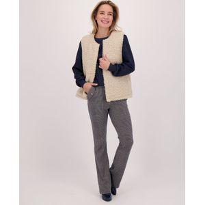 Pant Flare Jacquard | Navy/Dark Greige