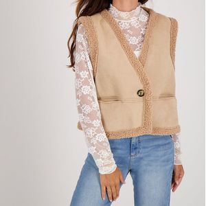 Gilet Teddy | Beige