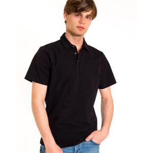 Polo Homme | Zwart - Travelstof van Je m'appelle