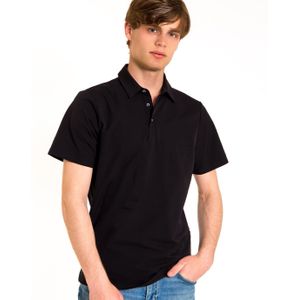 Polo Homme | Zwart - Travelstof van Je m'appelle