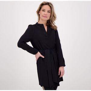 Tunique Chérie | Zwart - Travelstof van Je m'appelle