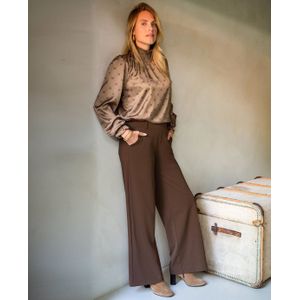 Pant Lizzy ++++ | Cognac - Travelstof van Je m'appelle