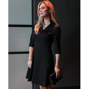 Robe Empire Premium | Zwart - Travelstof van Je m'appelle