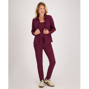 Pant Perfecte +++ | Burgundy - Travelstof van Je m'appelle