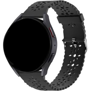 Samsung Galaxy Watch 5 helles Silikonband - schwarz