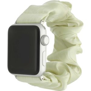 Apple Watch Nylon Scrunchie Armband - Kalk