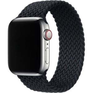 Apple Watch Nylon Geflochtenes Solo Loop - Schwarz