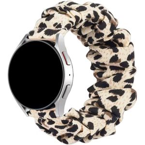 Samsung Galaxy Watch 5 Nylon Scrunchie ArmBand - weiß
