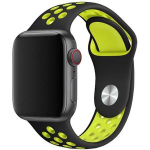 Apple Watch Doppel Sportarmband - schwarz gelb