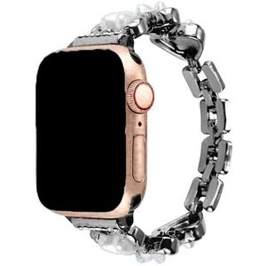 Apple Watch Herz-Stahlgliederarmband – Demi Schwarz