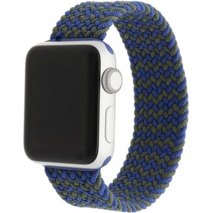 Apple Watch Nylon Geflochtenes Solo Loop - blau grün mix