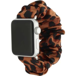 Apple Watch Nylon Scrunchie Armband - Panther Braun