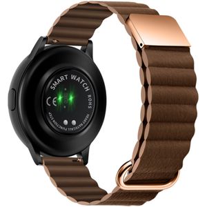 Samsung Galaxy Watch 7 magnetisches Lederarmband - Braun