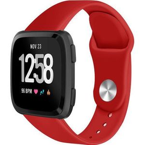 Fitbit Versa Silikon-Sportarmband - rot