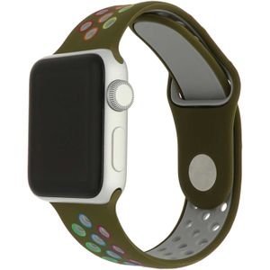 Apple Watch Doppel Sportarmband - bunt grün