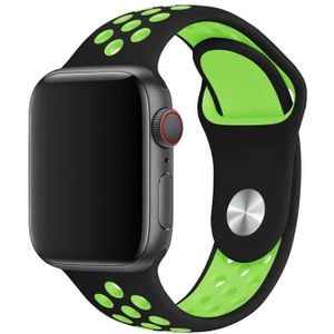 Apple Watch Doppel Sportarmband - schwarz grün
