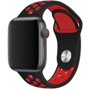 Apple Watch Doppel Sportarmband - schwarz rot