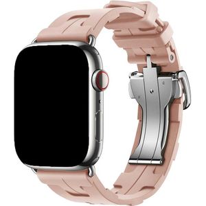 Apple Watch Sportarmband Hermès kilim single tour - rosa sand